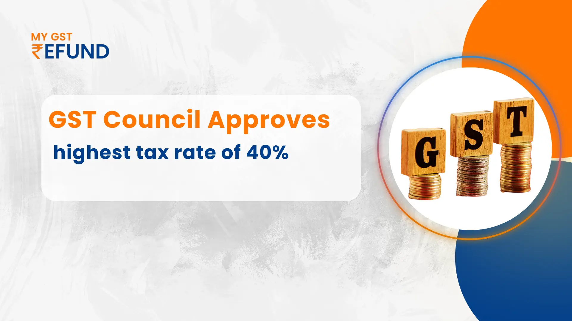 Gst council approves two slab gst structure to benefit common-man