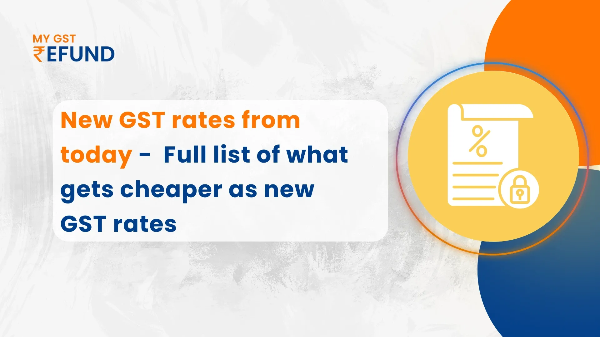 New GST Rates from Today: What's Cheaper & Costlier Under GST 2.0 Reforms