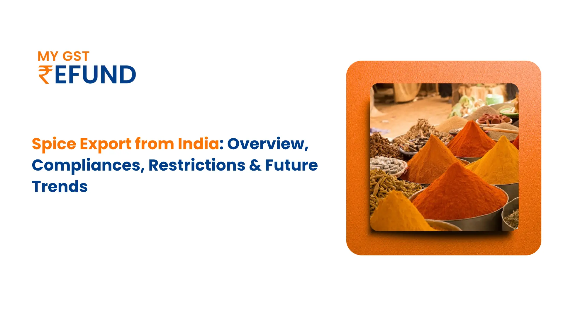 Spice Export from India