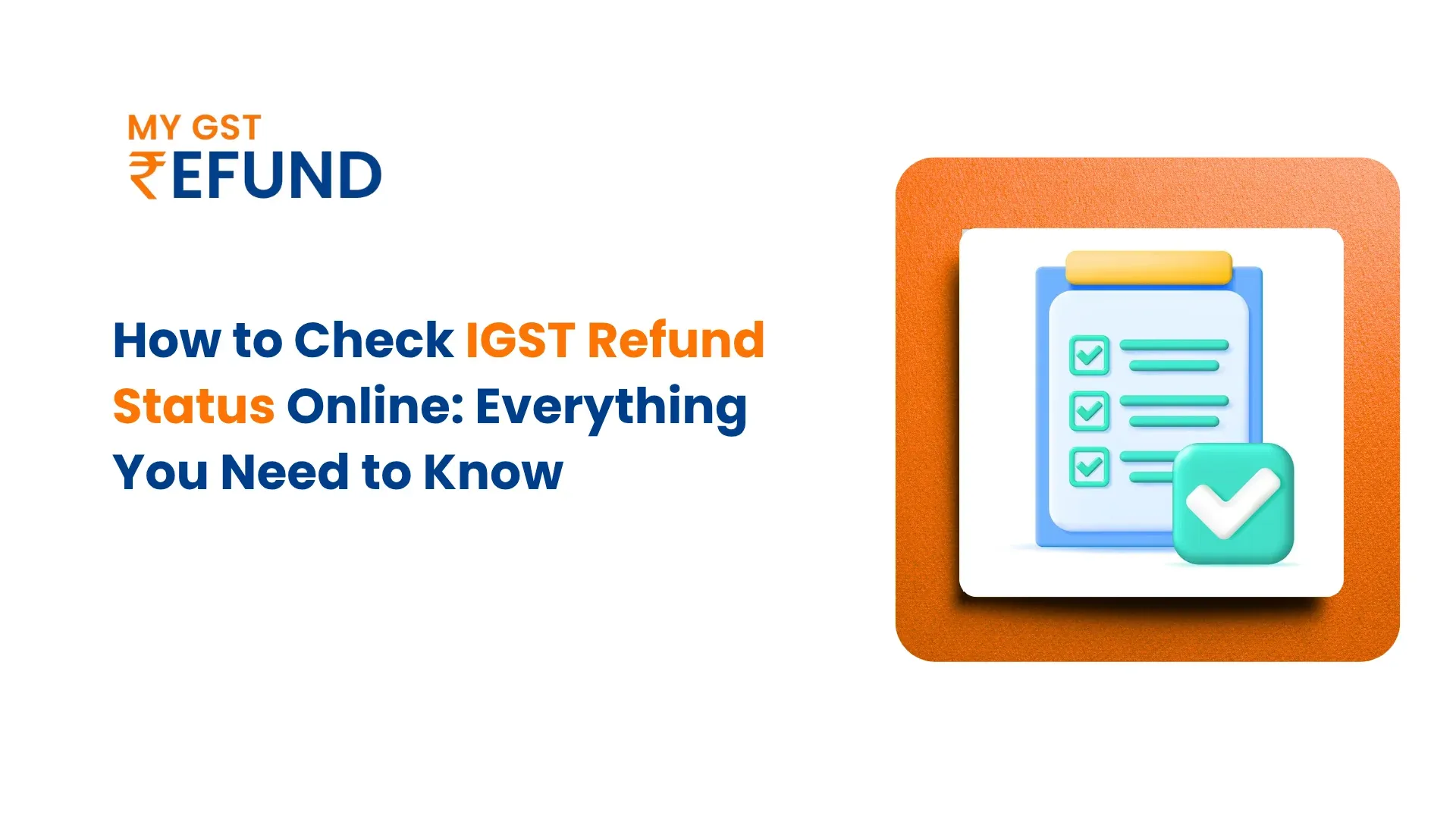 IGST Refund Status