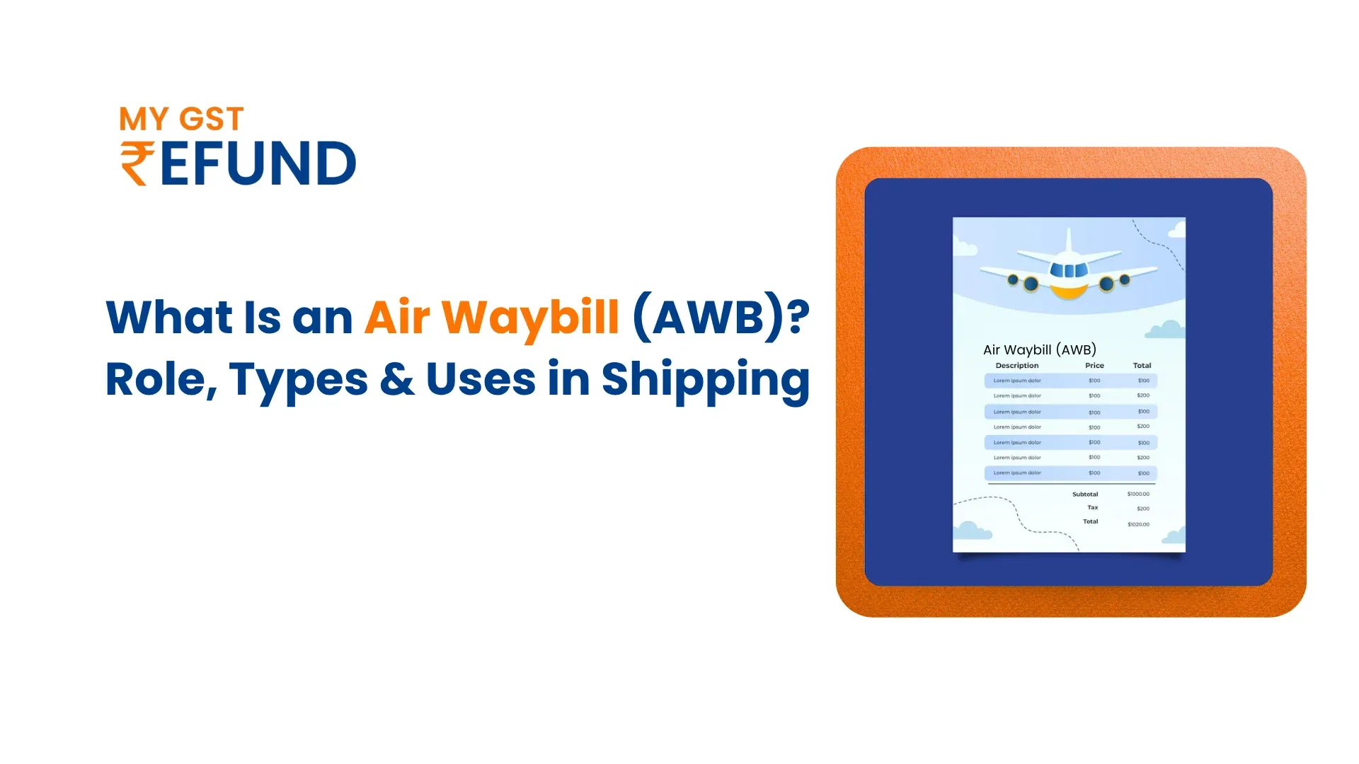 Air Waybill (AWB)