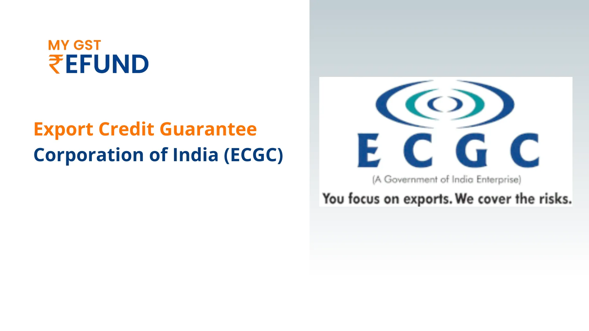 Export Credit Guarantee Corporation of India (ECGC)