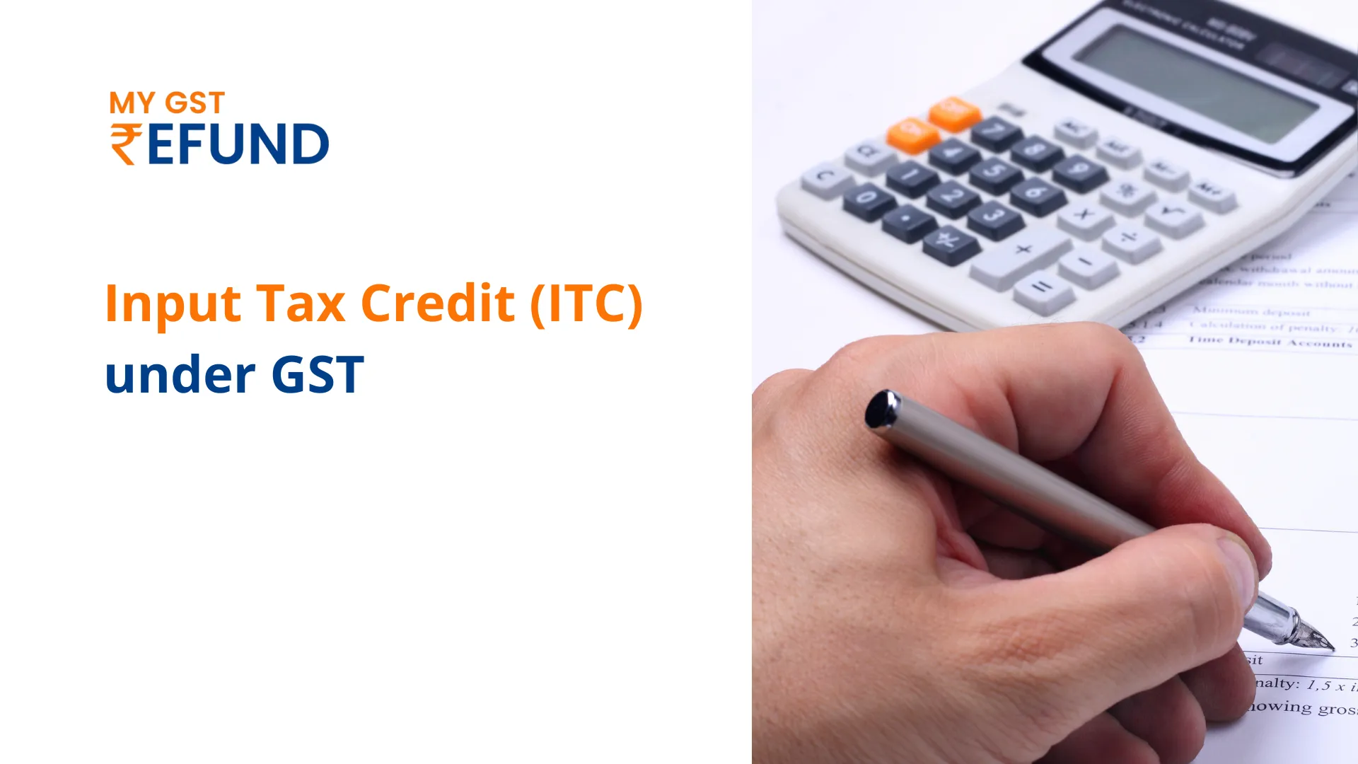  Input Tax Credit 