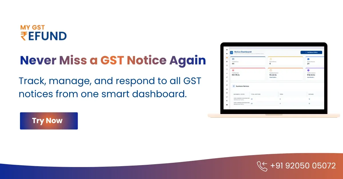 GST Notice Management Dashboard