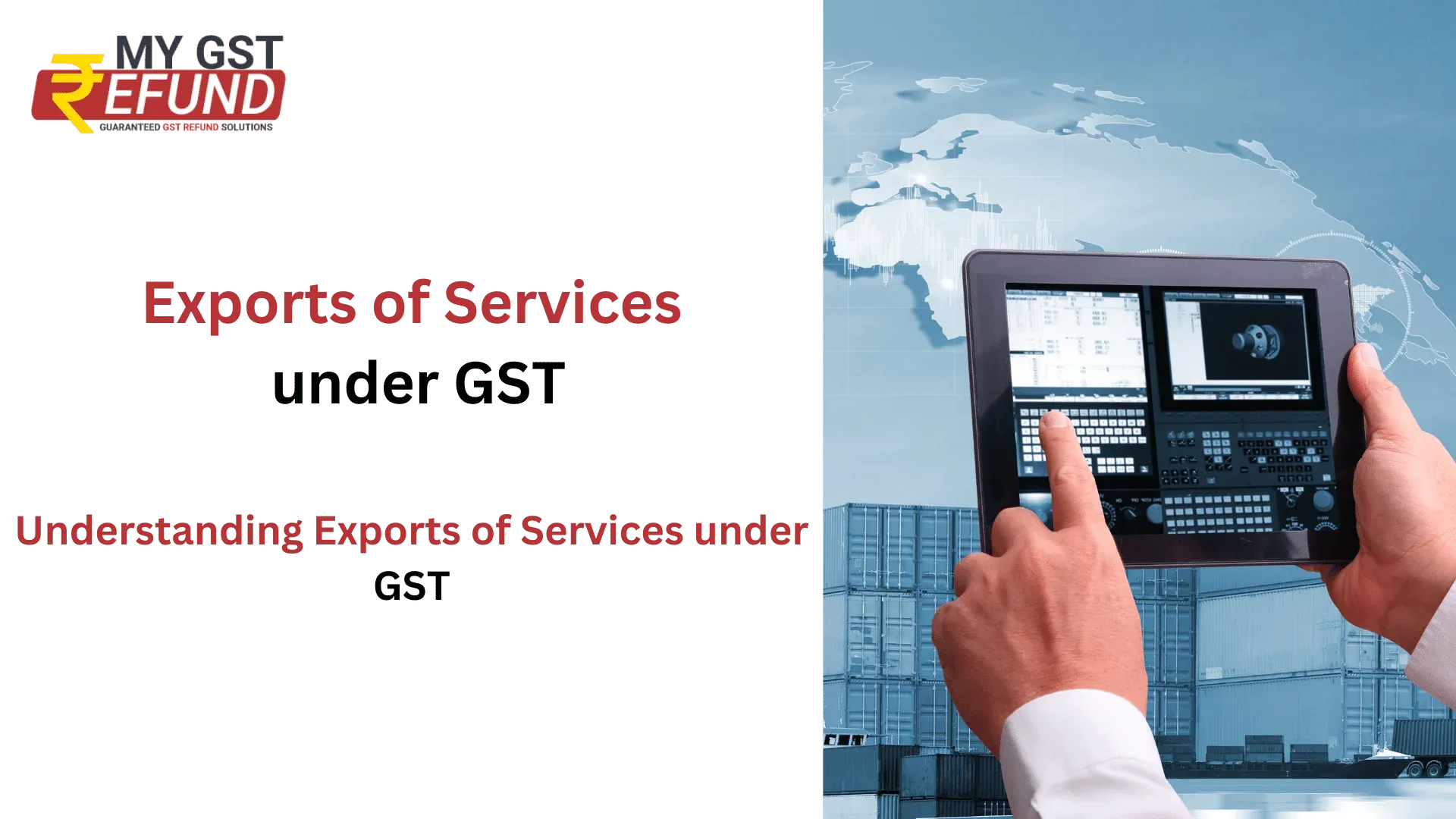 Exports of services under GST