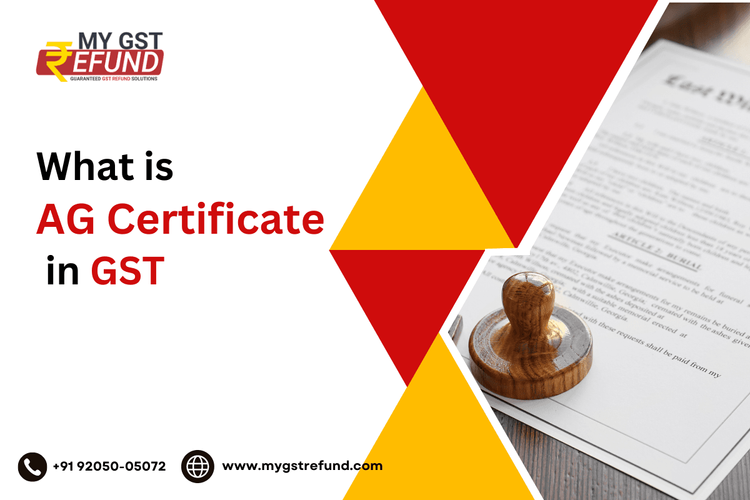 AG Certificates for GST compliance