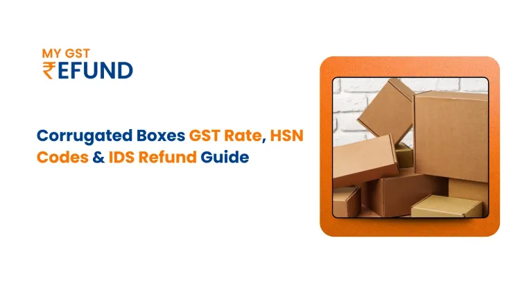 Corrugated Boxes GST Rate
