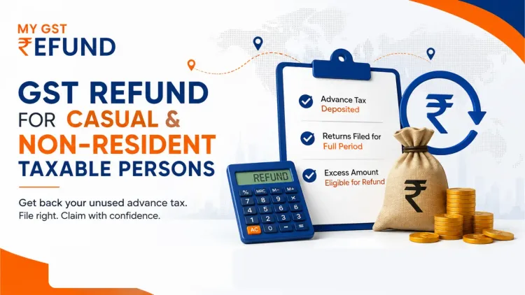 GST Refund for Casual and Non-Resident Taxable Persons