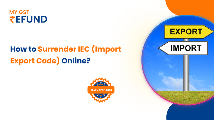 Surrender IEC (Import Export Code) Online